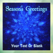 Snowburst Raamsticker (Vel 3)