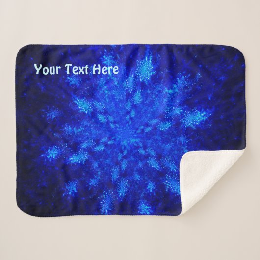 Snowburst Sherpa Deken (Voorkant (horizontaal))