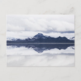Snowcap Mountain Reflection Briefkaart