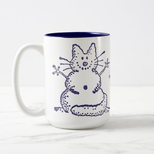 Snowcat Snowman Mok (Links)