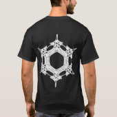 Snowcatcher Snowflake Vriendelijkheid T-shirt (Achterkant)