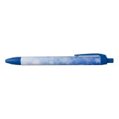 Snowcatcher Snowflake Writpen Blauwe Inkt Pen (Bovenkant)