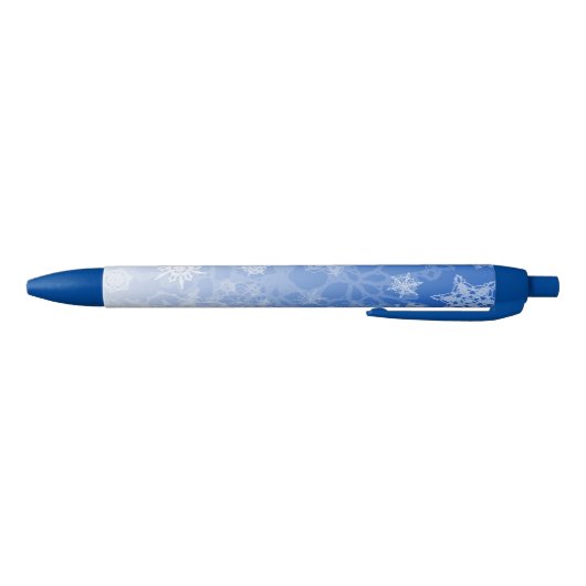 Snowcatcher Snowflake Writpen Blauwe Inkt Pen (Bodem)