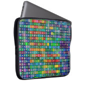 Snowcatcher Snowflakes Electronics Bag Laptop Sleeve (Voorkant Rechts)