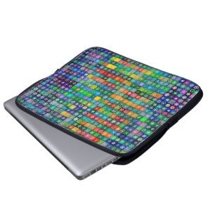 Snowcatcher Snowflakes Electronics Bag Laptop Sleeve