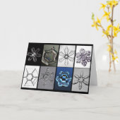 Snowcatcher Snowflakes enhanced Kaart (Gele Bloem)