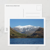 Snowdon van Llyn Nantlle Uchaf Briefkaart (Voorkant / Achterkant)