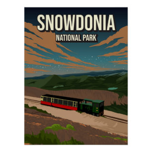 Snowdonia National Park Poster Nature UK Perfect Poster