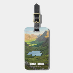 Snowdonia National Park Wales Reizen Bagagelabel