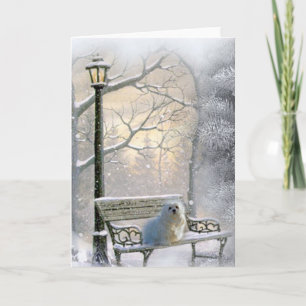 Snowdrop de Maltese kerstkaart Feestdagen Kaart