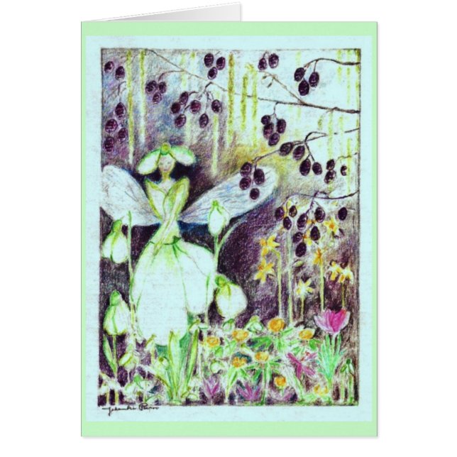 Snowdrop elve "Galanthus" (Voorkant)