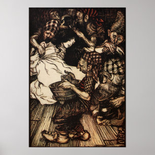 Snowdrop en de Dwarfs Poster