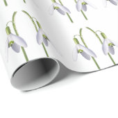 Snowdrop Fabric Pattern. Cadeaupapier (Rol Hoek)