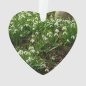 Snowdrops II (Galanthus) Spring Floral Ornament (achterkant)