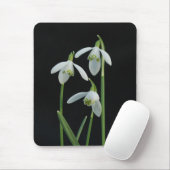 Snowdrops mousepad muismat (Met muis)
