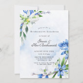 Snowdrops Scilla Bridesmaids Luncheon Invitation (Devant)