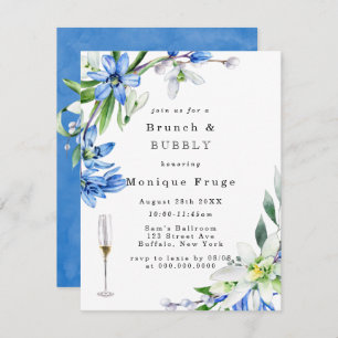 Snowdrops Scilla Brunch & Bubbly Invitations