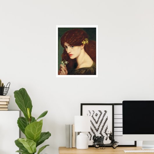 Snowdruppels, 1873 (olie op canvas) poster (Thuiskantoor)