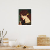 Snowdruppels, 1873 (olie op canvas) poster (Keuken)