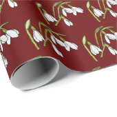 Snowdruppels Cadeaupapier (Rol Hoek)