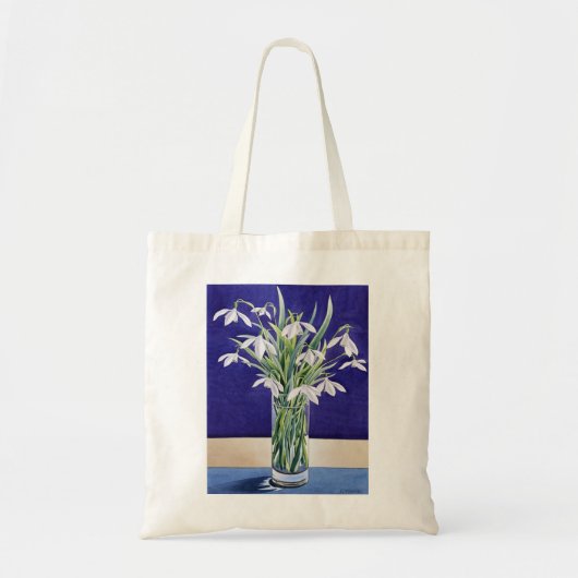 Snowdruppels Tote Bag (Voorkant)