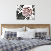 Snowed Froid Rose Dessin toile étirée Imprimer (Insitu(Chambre))