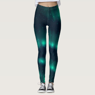 Snowfall Aurora Borealis - noordelijk licht Leggings