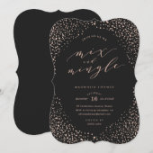 Snowfall Fête Invitation (Devant / Derrière)