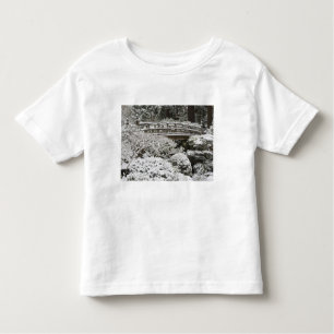 Snowfall in de Japanse tuin van Portland, Kinder Shirts