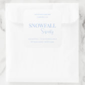 Snowfall Serenity White Tea & Jasmine Candle Label (Tas)