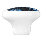 Snowfall Winter Kerstboom Keramische Knop (Zijkant)