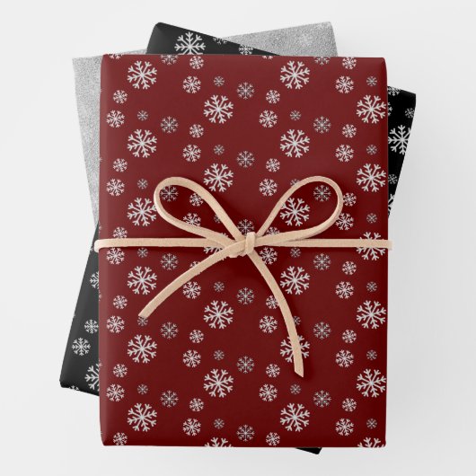 Snowfall Wrapping Paper (In situ)