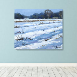 Snowfield Canvas Afdruk