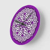 Snowflake #1 ronde klok (Hoek)