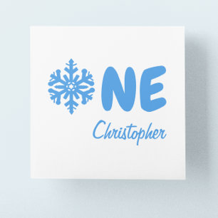 Snowflake 1e verjaardag servet