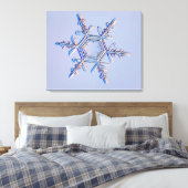 Snowflake 4 canvas afdruk (Insitu (Slaapkamer))