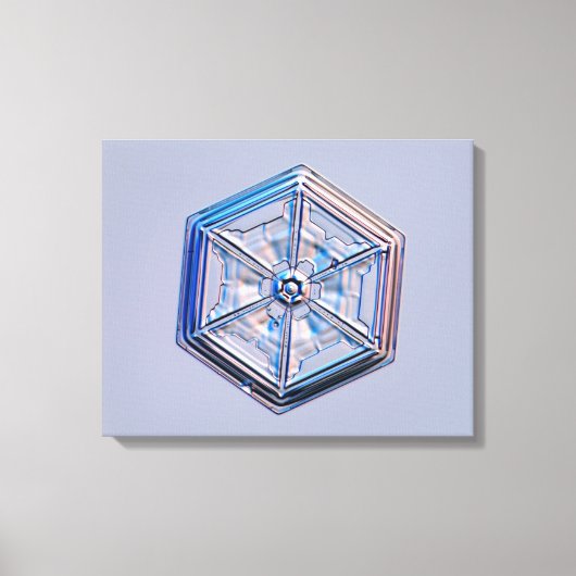 Snowflake 8 canvas afdruk (Voorkant)