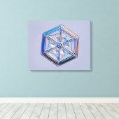 Snowflake 8 canvas afdruk (Insitu (Houten vloer))
