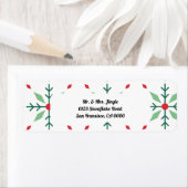 Snowflake adres etiket (Insitu)