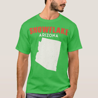 Snowflake Arizona USA Travel Arizoni T-shirt