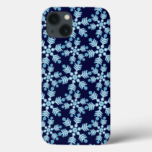 Snowflake Art Deco Patroon iPhone 13 Hoesje