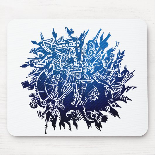Snowflake B3 Muismat (Voorkant)