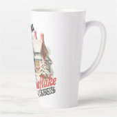 SnowFlake Baisers Latte Mug (Droite)