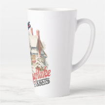 SnowFlake Baisers Latte Mug
