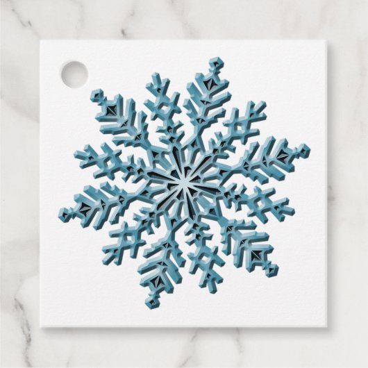 Snowflake Bedankjes Labels (Voorkant)