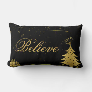 Snowflake Believe Holiday Kussen