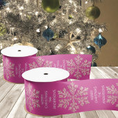 Snowflake Berry Bling Elegant Trendy Kerstmis Lint