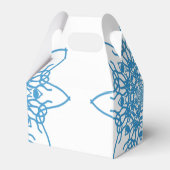 Snowflake Blue Bedankdoosjes (Achterkant)