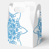 Snowflake Blue Bedankdoosjes (Geopend)