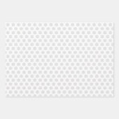  Snowflake Blue White Kerststreping Inpakpapier Vel (Voorkant 3)